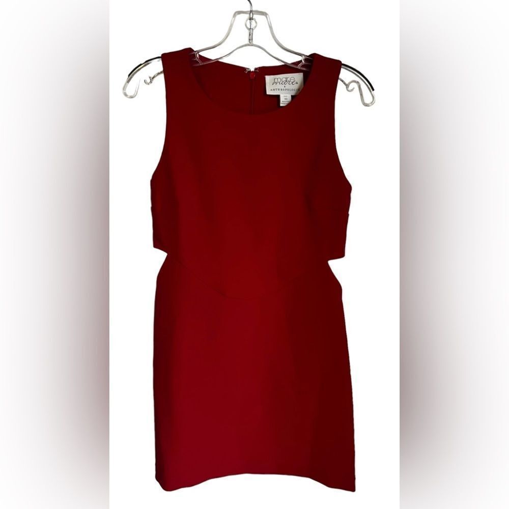 Anthropologie Mare Mare Cutout Red Dress‎
